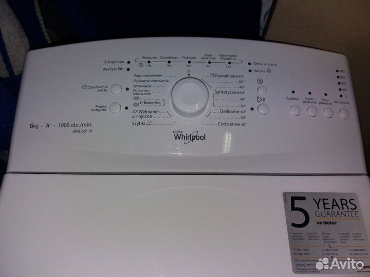Стиральная машина Whirlpool AWE 60110