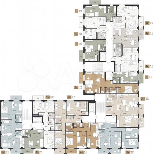 Квартира-студия, 23,6 м², 3/5 эт.