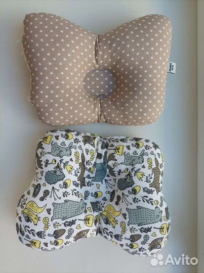 Подушка бабочка для новорожденного 2 шт