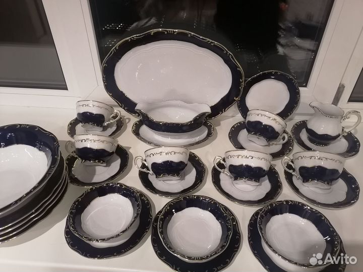 Сервиз чайный Венгрия антиквариат новый