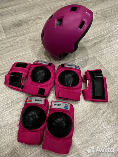Роликовые коньки, защита и шлем 28-30 р