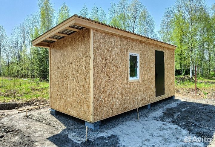 Каркасный домик эконом