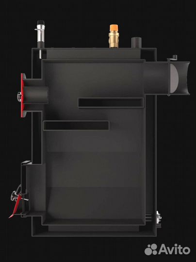Твердотопливный котёл 65 квт