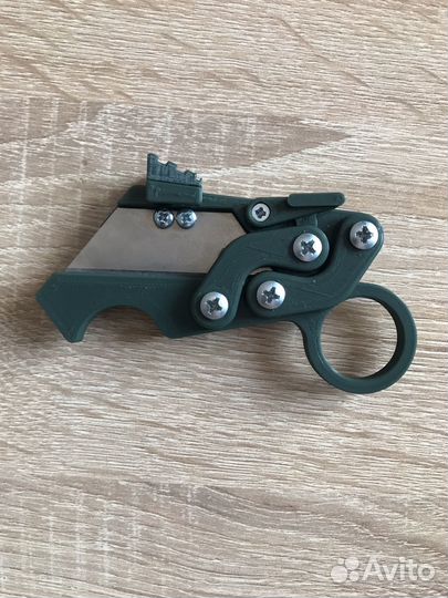 Нож складной ручной работы