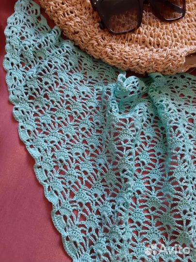 Косынка вязаная