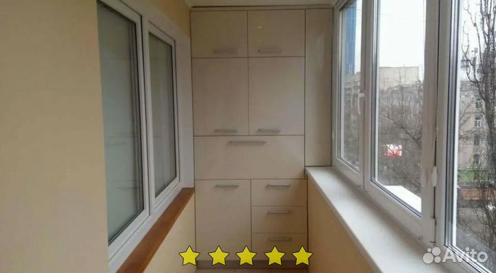 Шкаф на балкон любой дизайн