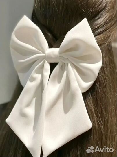 Большой бант заколка для волос