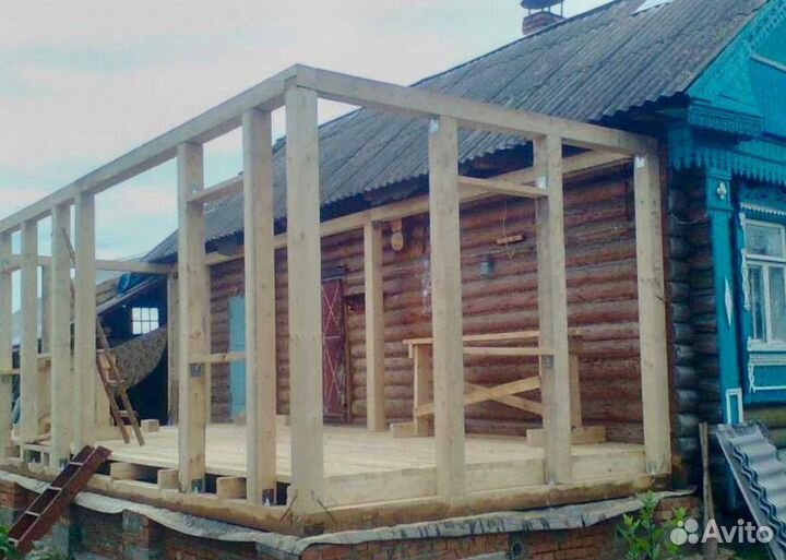 Пристрои,веранды,заборы,крыши,поднятие домов,и.т.д