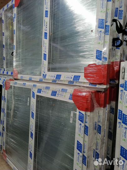 Готовые окна двустворчатые 130х140 (в)