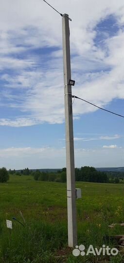 Установка столба для электричества монтаж 220 380в
