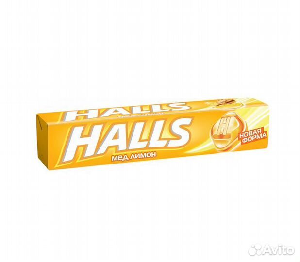 Леденцы Halls Мёд-Лимон Cadbury Confectionery