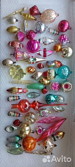 Елочные игрушки СССР лот в реставрацию