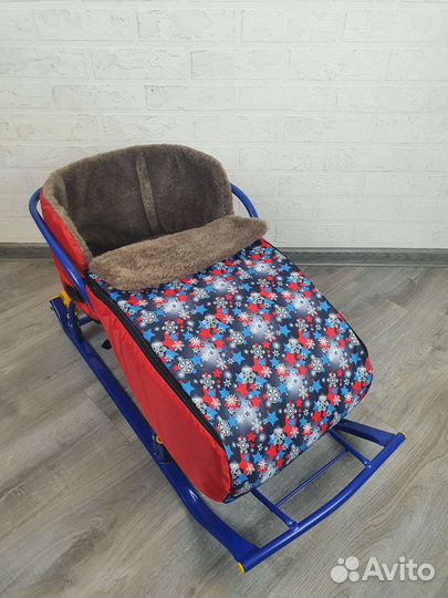 Матрасик в коляска санки 3в1