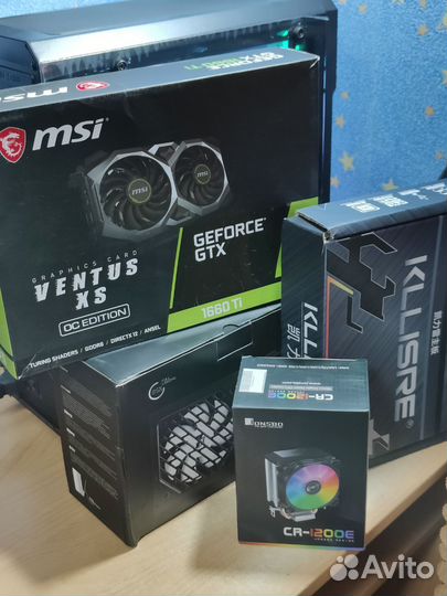 Компьютер Intel 6 ядер/GTX 1660Ti/16GB/500GB SSD