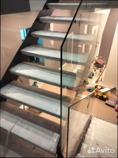Перила стеклянные
