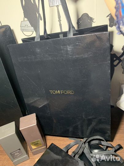 Бумажные подарочные пакеты с ручками Tom Ford