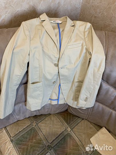 Пиджак hm для мальчика 140