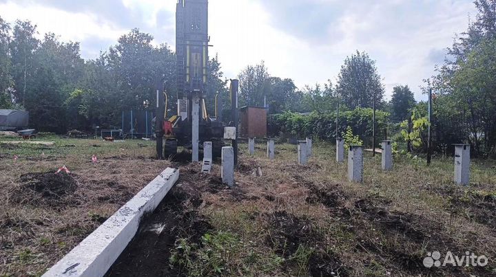 Забивные сваи. Продажа. Монтаж