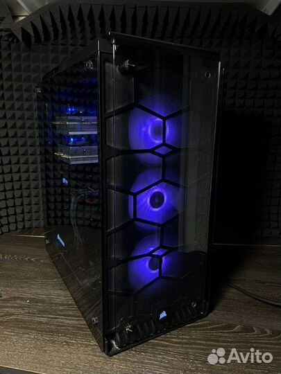 Корпус corsair crystal series 570x rgb