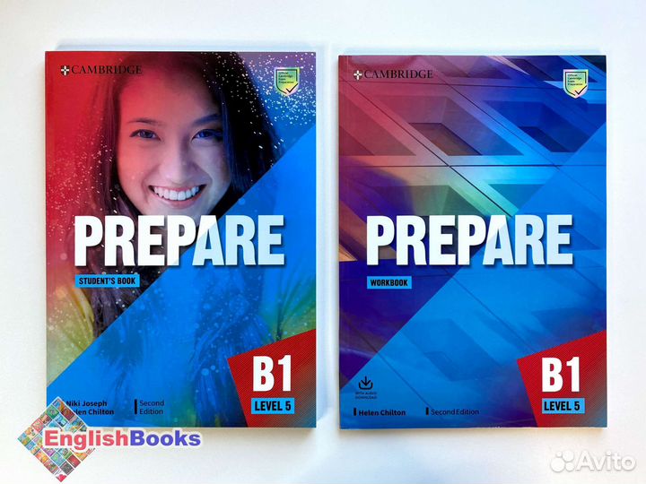 Prepare B1 level 5 комплект с CD, новые в плёнке