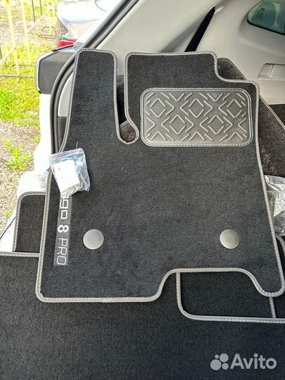 Велюровые коврики в салон chery tiggo8,PRO,MAX
