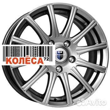 Кик Сиеста 6x15 4x100 ET50 Dia60.1 Дарк платинум