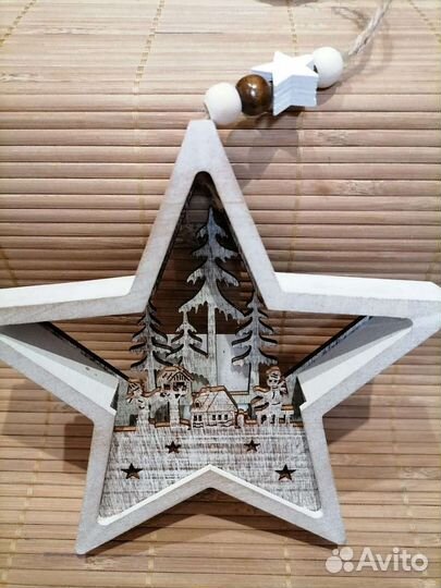 Подвеска с подсветкой новогодняя 