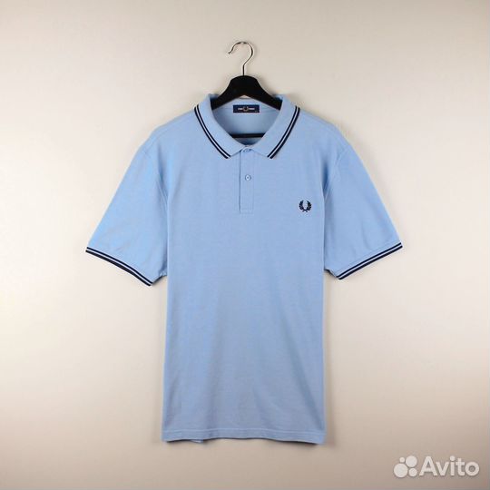Поло Fred Perry оригинал голубое