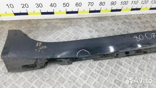 Накладка на порог jaguar XF (X250) (80O07GZ01)