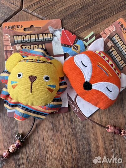 Игрушка для кота и собак с колокольчиком 3 шт