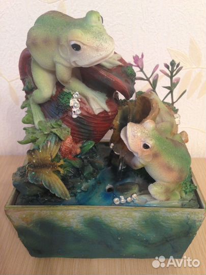 Новый настольный фонтанчик Лягушки