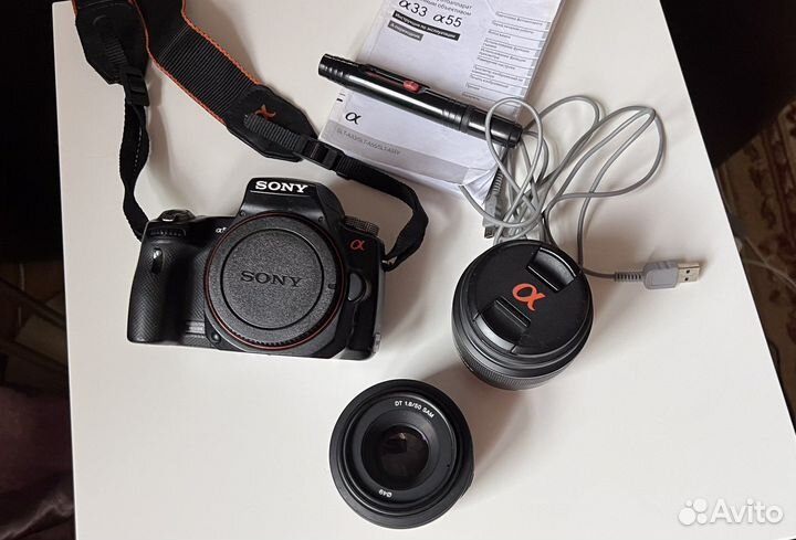 Sony SLT-A55V зеркальный фотоаппарат
