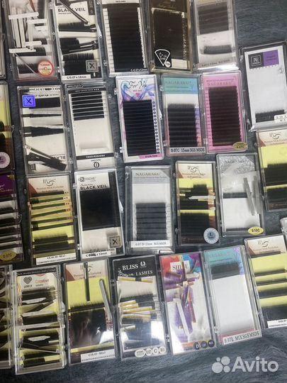 Ресницы для наращивания бу