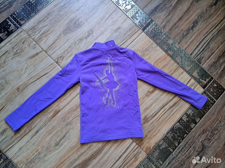 Кофта из бифлекса для фигурного катания 122 см