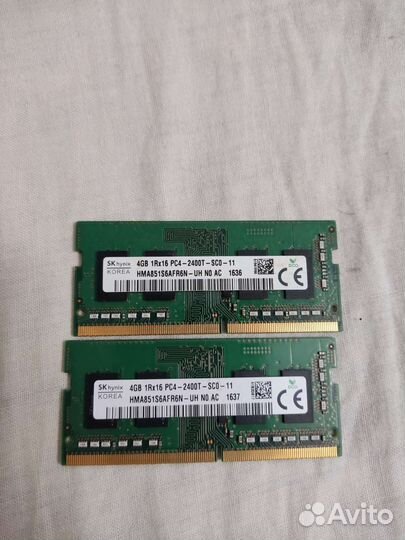 Оперативная память для ноутбука ddr4 4gb