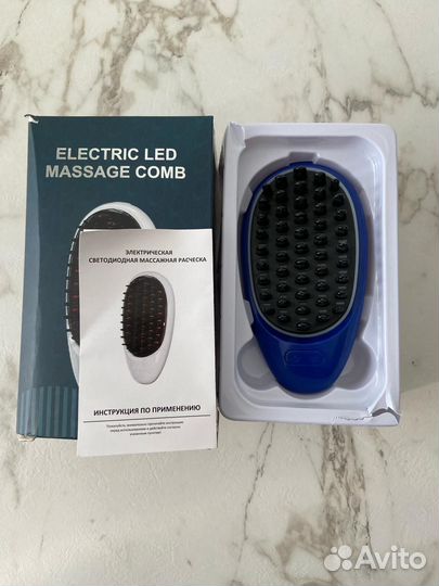 Расчёска массажная светодиодная для роста волос