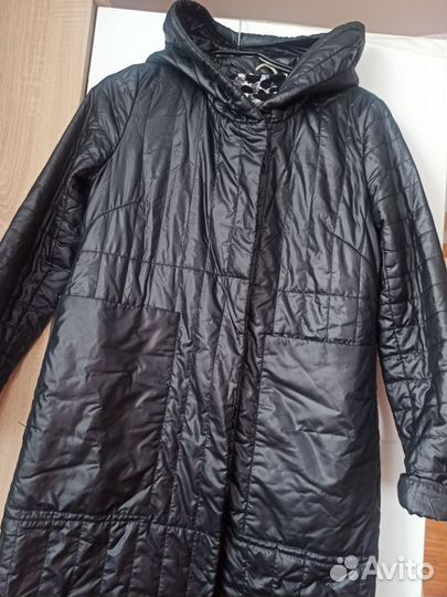 Стеганое пальто 46-48