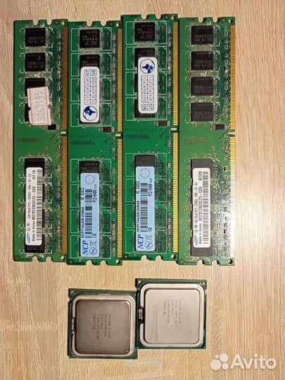 Матер плата с процессором и оперативная память