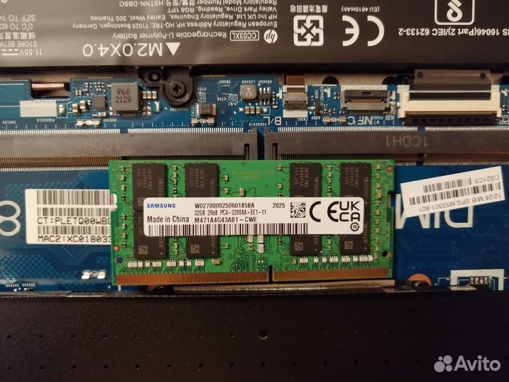 Samsung sodimm DDR4 32Гб 3200Мгц M471A4G43AB1-CWE