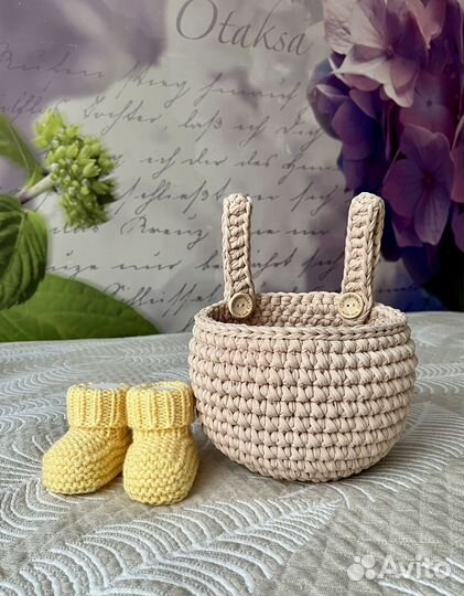 Подвесная корзина на кроватку