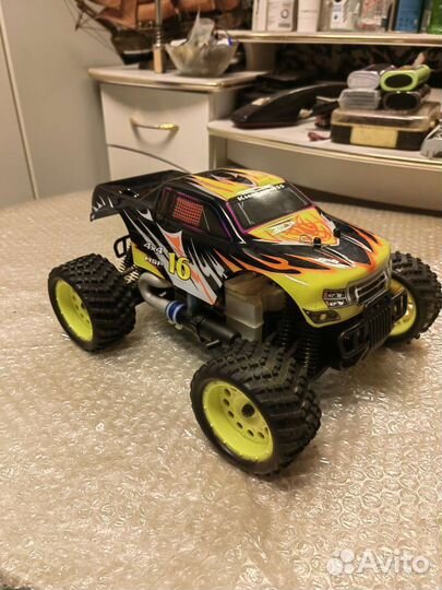 HSP Kingliness двс машина на радиоуправлении