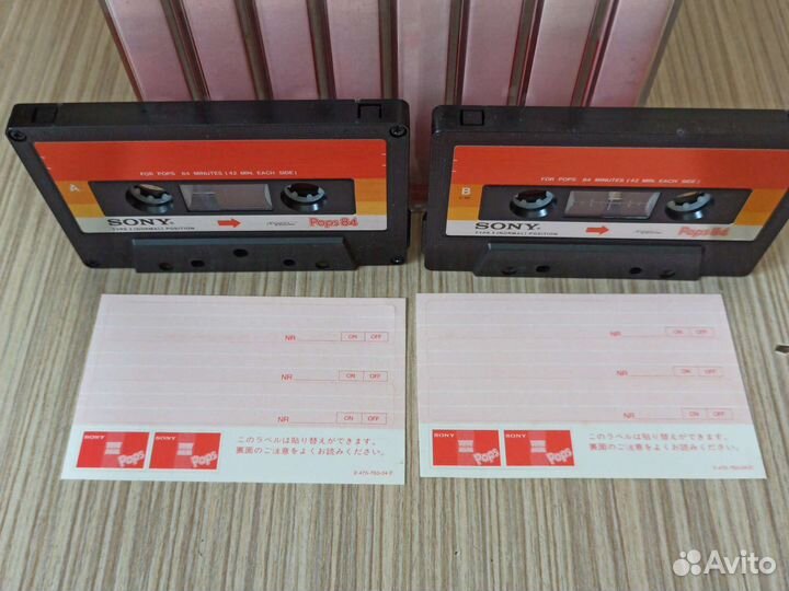 Аудиокассеты sony pops 84
