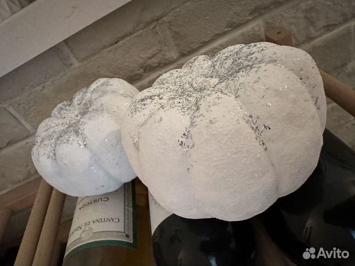 Тыква декоративная из бетона