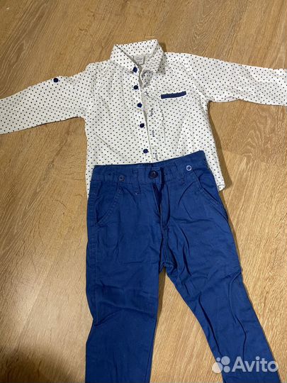 Рубашка и брюки 86-92