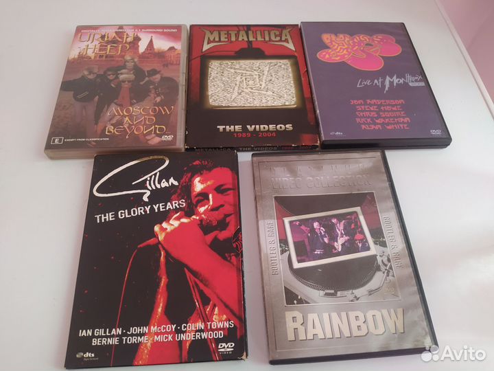 Музыкальные DVD диски(лот-17 штук)