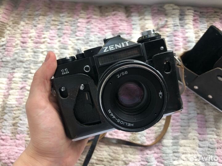 Пленочный фотоаппарат Zenit 11 с объективом Helios
