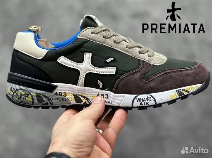 Premiata тёмно-зел. коричнев разм. 42