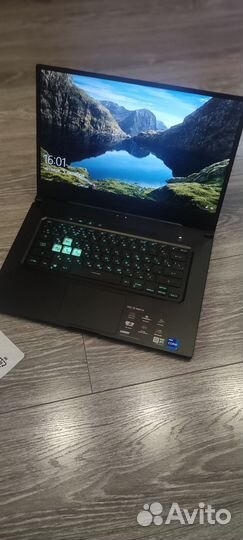 Игровой ноутбук asus tuf dush i7, RTX 3070