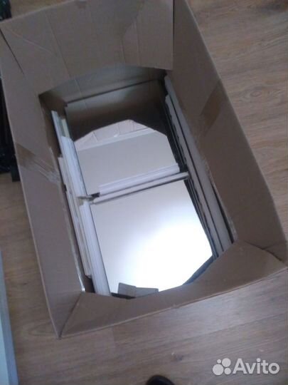 Зеркала лотс Икея lots IKEA 30см*30см*3мм. 31шт