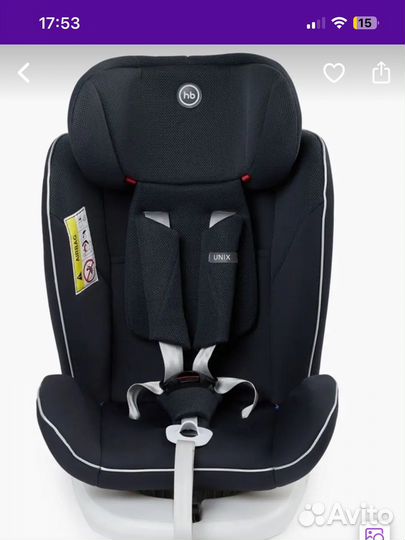 Автокресоо Happy Baby 0-12 лет изофикс, 360